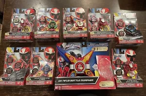 Bandai Power Rangers Ninja Steel Battle Morpher DX & 21 dischi stellari nuovi con scatola - Foto 1 di 5