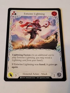 Entwine lightning (Yellow) Tales of Aria 1st Edition Fab Tcg NM - Bild 1 von 2