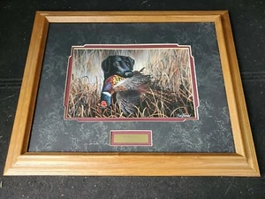 Bird Season By Jim Hansel Print Signed framed - Picture 1 of 7
