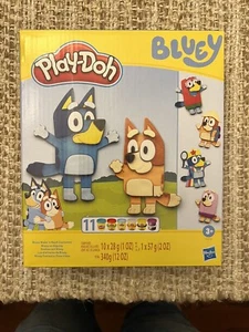 💙BLUEY! 11 Piece Play-Doh Set Bluey Make & Mash Costumes NEW/SEALED - Picture 1 of 2