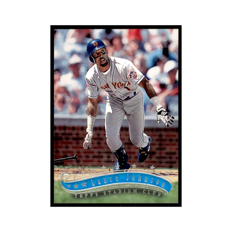1997 Stadium Club Lance Johnson Baseball Cards #222 - Image 1 of 3