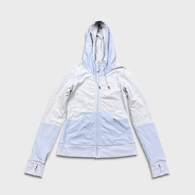 Sudadera con Capucha Deportiva Lululemon Voyage Pequeña Púrpura Cremallera Completa para Mujer Foto 1 de 4