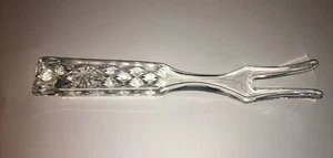 Vintage Anchor Hocking WEXFORD Glass Salad Serving Fork - Picture 1 of 9