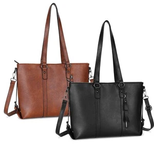 Vintage Women Hobo Tote Shoulder Bag Large Designer Soft Leather Shopper Handbag - Picture 1 of 22