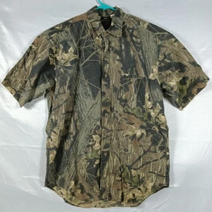 Redhead Mossy Oak Break Up Men's Camo Button Up Shirt Short Sleeve Men's Large  - Picture 1 of 8