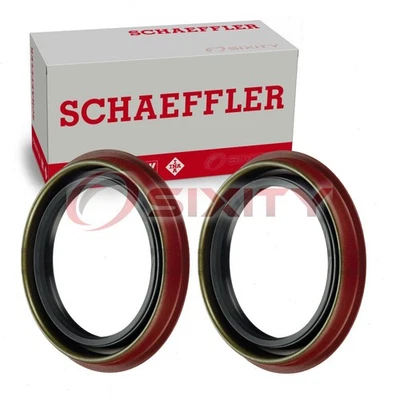 2 pc Schaeffler Rear Wheel Seals for 1995-1998 Dodge B2500 Driveline Axles jp - Image 1 of 4