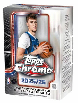 SJAY2K TRADING CARDS 2025-26 Topps Chrome Basketball Blaster Value Box (Pre-Order: December 18)