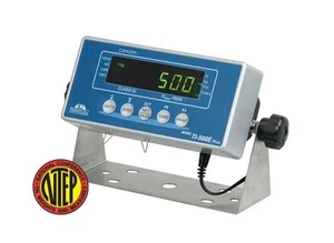 Transcell, TI-500E PLUS, Indicador Digital con Soporte Giratorio de Acero Inoxidable, NTEP - Imagen 1 de 1