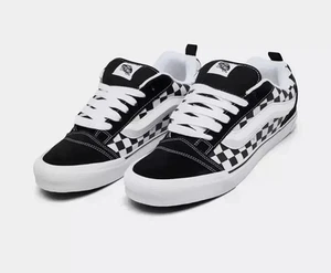 Vans Knu Skool Checkerboard Black VN000D22BPB Fashion Shoes - Picture 1 of 6