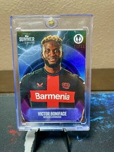2023 Topps UEFA Club Competitions Victor Boniface /99 - Picture 1 of 2