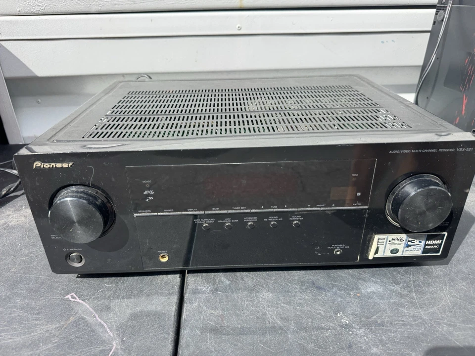PIONEER VSX-521-K AV Receiver 5.1 Ch HDMI Receiver No Remote Control - Image 1 of 4