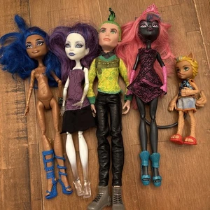 Monster High Puppe 5 Stück Duece Gorgon Catty Noir Barker Wolf - Bild 1 von 1