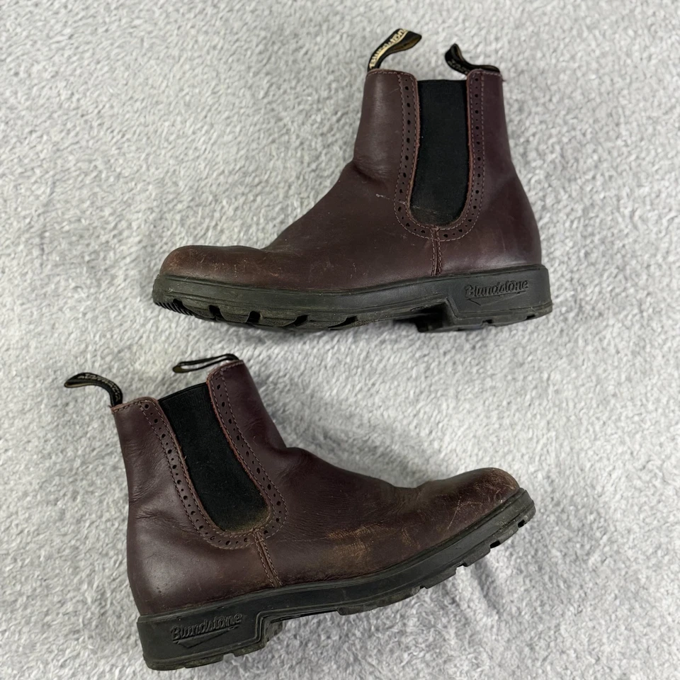Ботинки Blundstone молодежный размер 4,5 коричневые кожаные ботинки челси без застежек - Изображение 1 из 4