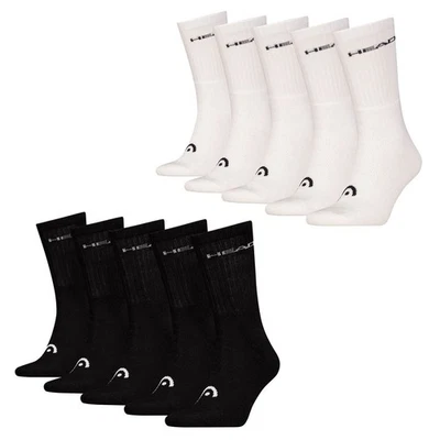 Head Unisex Calcetines, Paquete De 5 - Elements All Sports Crew Ecom, Sólido - Imagen 1 de 3