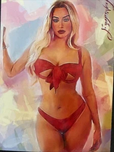 Anastasia Karanikolaou #2 Art Card Ltd. Numbered xx/50 Edward Vela Signed 2022. - Picture 1 of 2
