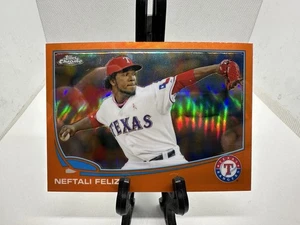 2013 Topps Chrome Neftali Feliz Orange Refractor Nr. 141 B1-11 - Bild 1 von 2