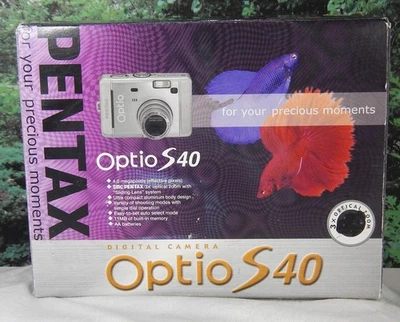 Cámara digital PENTAX Optio S40 4 MP - Muy buena - utiliza pilas AA - Probada + Foto 1 de 4