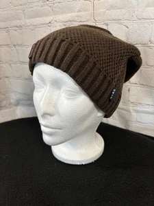 Neue braune Strickmütze gefüttert Totenkopf - Bild 1 von 6