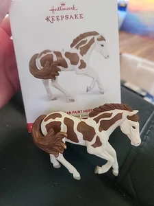 Hallmark Keepsake Christmas Ornament 2016 AMERICAN PAINT HORSE - Picture 1 of 5