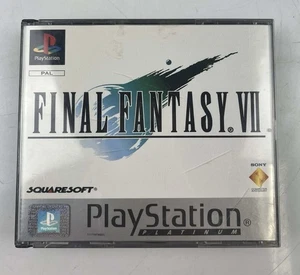 Final Fantasy VII -- Platinum (Sony PlayStation 1, 2000) -PAL - Complete - Picture 1 of 5