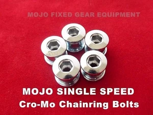 MOJO CroMo Bulloni Catena - Ingranaggio Fisso Pista Singola Velocità - CROMO - Foto 1 di 2