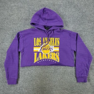 Los Angeles Lakers Sweatshirt Damen Small Lila NBA Logo Hoodie Langarm - Bild 1 von 13