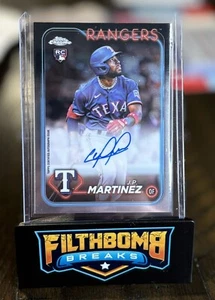 JP Martinez 2024 Topps Chrome Rookie Autographs Texas Rangers - Picture 1 of 2