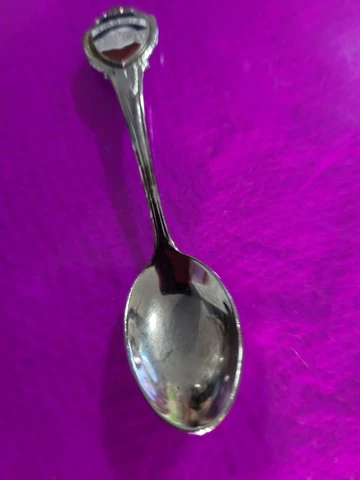 Vintage Virginia State Mini Sterling Silver Collector Spoon 3-1/2"-FREE SHIPPING Cover
