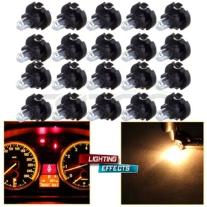 20Pcs T3 Neo Wedge Dash A/C heater Climate halogen Bulbs Gauge lights Warm White - Picture 1 of 4