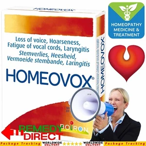 HOMEOVOX Voice Loss, Vocal Cord / Chord Strain, Laryngitis, Homeopathy 60 Tabs - Picture 1 of 11