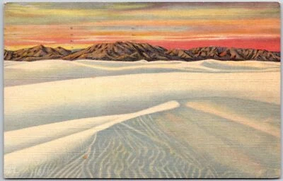 1951 Rippling White Sands Near Alamogordo New Mexico NM Posted Postcard - Image 1 of 2