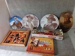 Colección John Wayne Placas Camión Nascar DVD Madera Grabada Enmarcada Imagen T Duke - Imagen 1 de 15