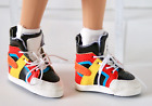 FASHION ROYALTY HOMME / AWESOME MULTICOLOR HIGH TOP SNEAKERS / MINT