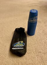 WSSA Speed Stacks 12 Official Blue Competition Cups & Sport Carry Bag