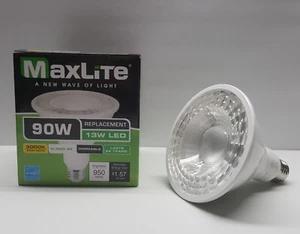 6 Pack 90w replacement 13w Flood 35 3000k Warm White 950Lumen Dimmable E26 PAR38 - Picture 1 of 10