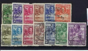 SIERRA LEONE SG155/67 1932 DEFINITIVE SET USED (d) - Picture 1 of 1