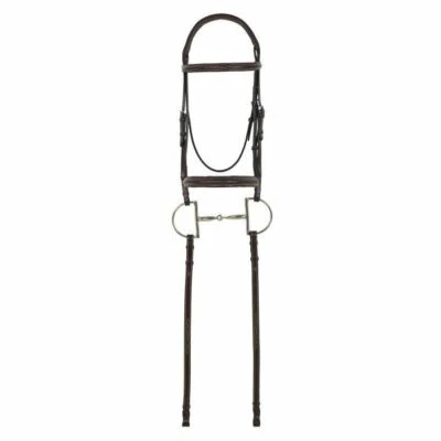 Camelot Gold™ RCS Fancy Raised Padded Bridle with Reins - Image 1 of 2