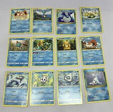 Pokemon Card Lot 12 Cards VLP/NM 6 Common Cards 6 Rare Water Type Cards