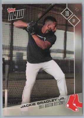 2017 Topps Now #OD-23 Jackie Bradley Jr. Boston Red Sox - Image 1 of 2