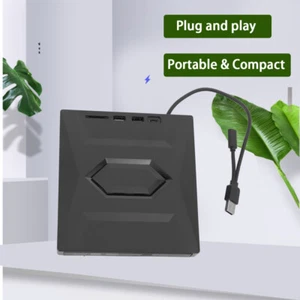 Externes Laufwerk USB 3.0 Laptop PC Brenner Player für DVD CD UHD Neu DE - Afbeelding 1 van 12