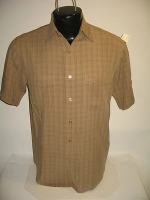 #7033 CAMISA CASUAL HOBIE SS HOMBRE PEQUEÑA BUENA USADA Foto 1 de 2