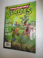 TMNT SPRING 1991 Teenage Mutant Ninja Turtles Magazine w/Centerfold Pullout