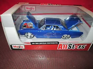 maisto allstars 1966 lincoln continental personalizzato bello 1/26 - Foto 1 di 3