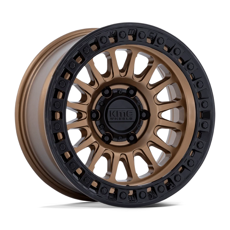 Llanta de bronce 18 pulgadas KMC IMS KM552 camioneta Ford F250 F350 SuperDuty 18x9 8x170 Foto 1 de 1