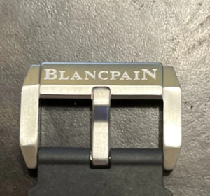New OEM Brushed SS Blancpain 20MM Pin Buckle Fifty Fathoms - Picture 1 of 3