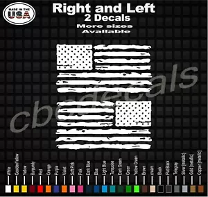 2 American Destessed flag right and left straight flag warn flag - Bild 1 von 1