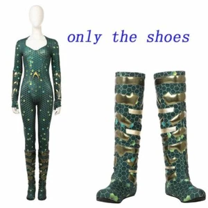 Popular Mera Cosplay Costume Shoes Women Boots Halloween Accessories US size 8.5 - Picture 1 of 3