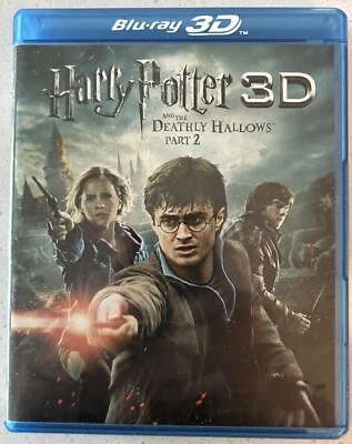Harry Potter And The Deathly Hallows Part 2 [3D] 4 Blu-rays (Daniel Radcliffe) - Image 1 of 4