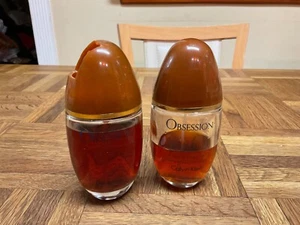 LOT OF 2  Vintage Calvin Klein Obsession Cologne Spray 3.4 & Eau de Parfum 3.4 - Picture 1 of 8
