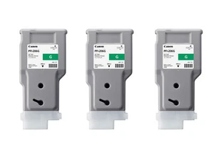 Canon PFI-206G tusz zielony 3-pak 6400 6450 - Zdjęcie 1 z 2